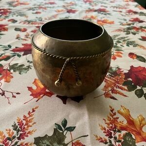 VTG Brass Hammered Bowl